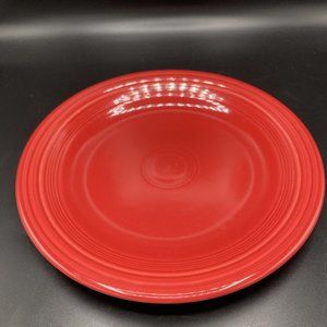 Fiestaware Dinner Plate 10” Fiesta Scarlet Red HLC